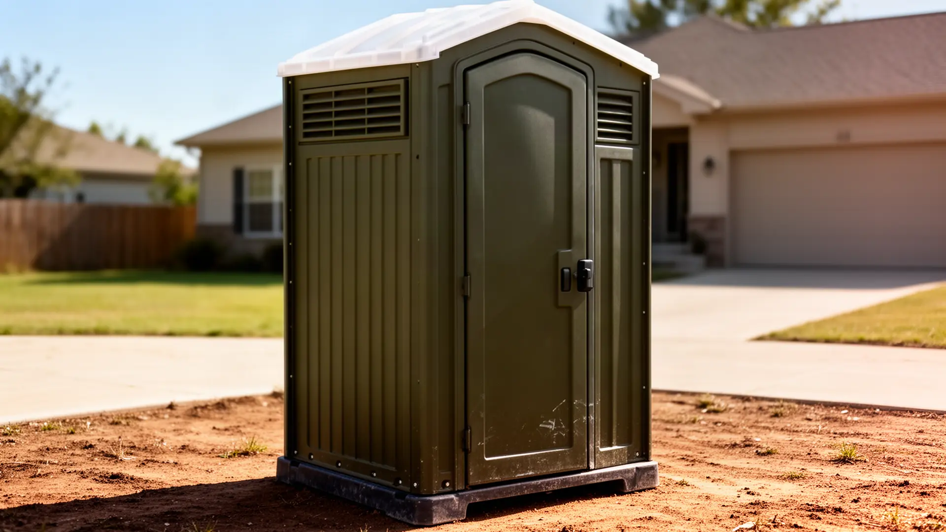 Clean porta potty unit from Burkholder & Sons Porta Potties in Washington, DC